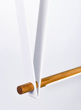 Lampe suspendue Dovell | Blanc avec chêne blanc