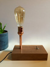 Koppa lamp - Walnut lamp with toggle switch